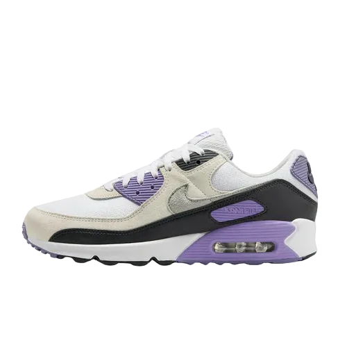 Nike Air Max 90 White Dusty Amethyst Photon Dust Light Smoke Grey