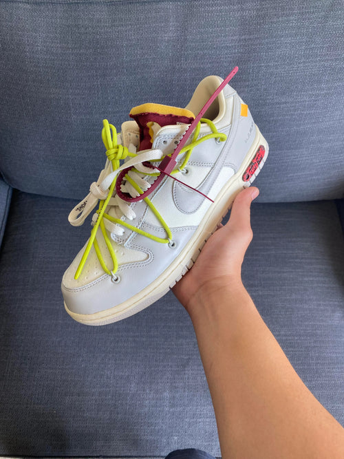 Nike Dunk Low Off-White Lot 8 (DM1602-106) | SneakerClassics