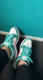 Nike Dunk Low Snakeskin Washed Teal Bleached Coral (DR8577-300) | SneakerClassics