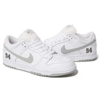 Nike SB Dunk Low Supreme 94 White Metallic Silver (HQ8487-100) | SneakerClassics