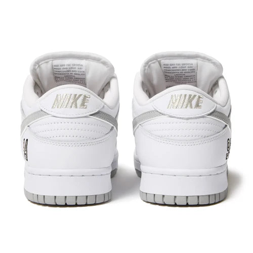 Nike SB Dunk Low Supreme 94 White Metallic Silver (HQ8487-100) | SneakerClassics