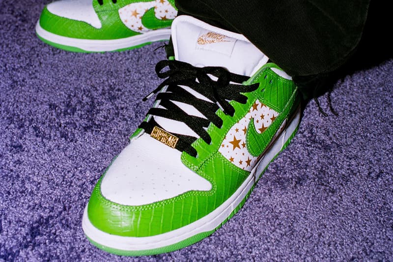 Nike SB Dunk Low Supreme Stars Mean Green (2021) (DH3228-101) | SneakerClassics
