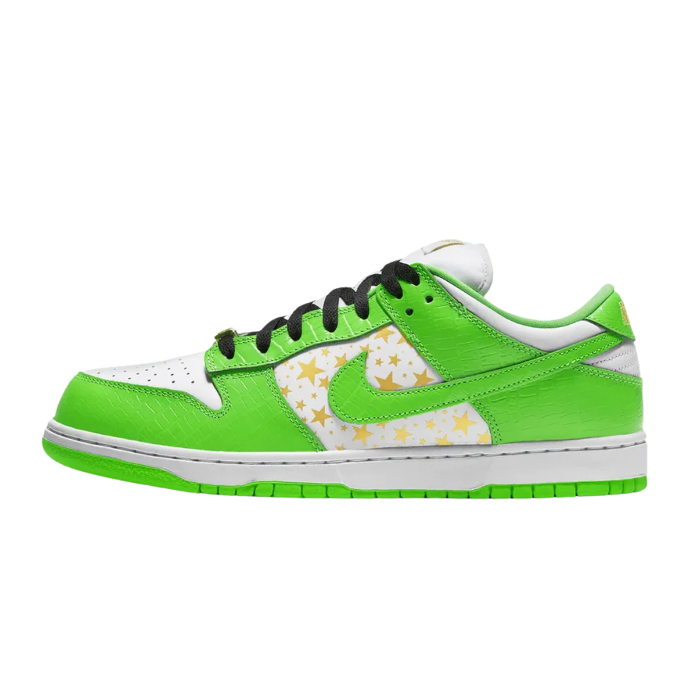 Nike SB Dunk Low Supreme Stars Mean Green (2021)
