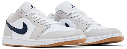 Jordan 1 Low Midnight Navy Neutral Grey (553558-146) | SneakerClassics