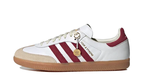 adidas Samba Sporty & Rich White Collegiate Burgundy (IF5660) | SneakerClassics