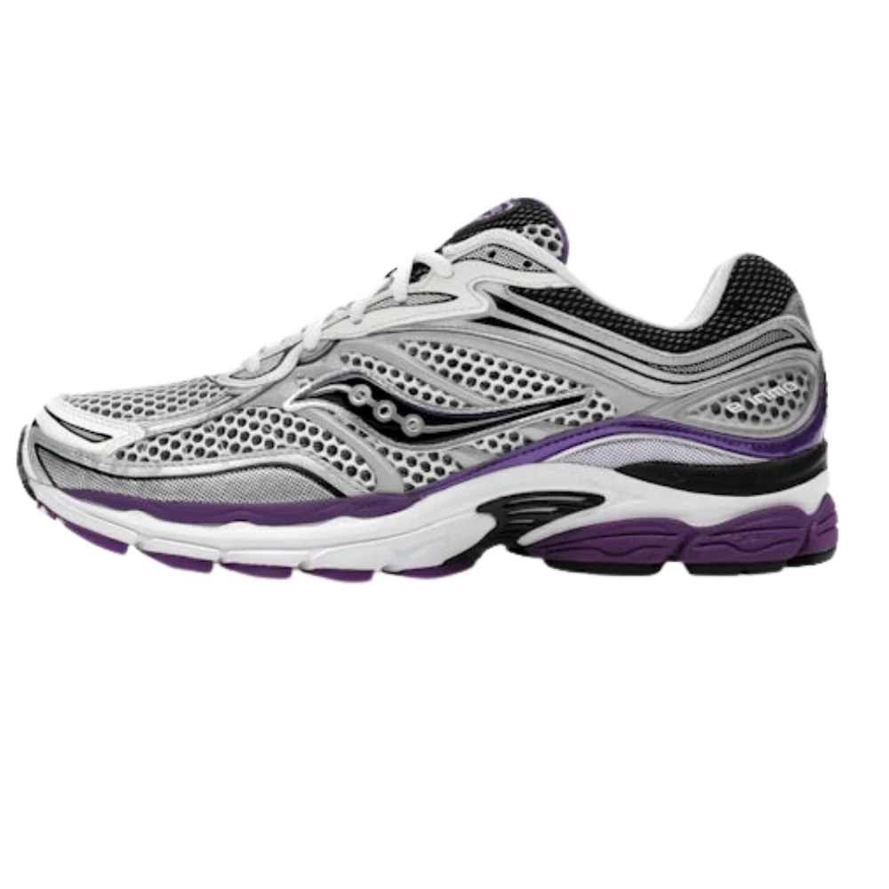 Saucony ProGrid Omni 9 White Black Silver Purple (S70739-10) | SneakerClassics