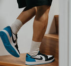 Jordan 1 Retro Low OG Black Dark Powder Blue (CZ0790-104) | SneakerClassics
