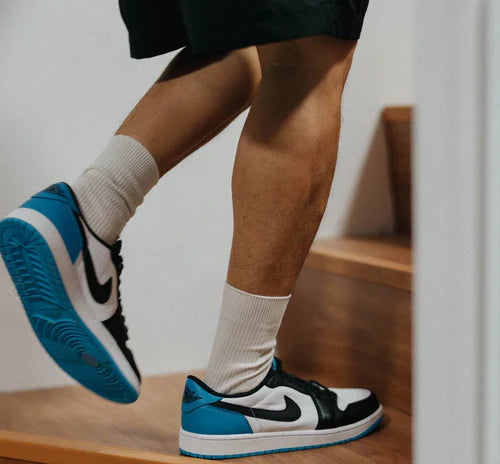 Jordan 1 Retro Low OG Black Dark Powder Blue (CZ0790-104) | SneakerClassics