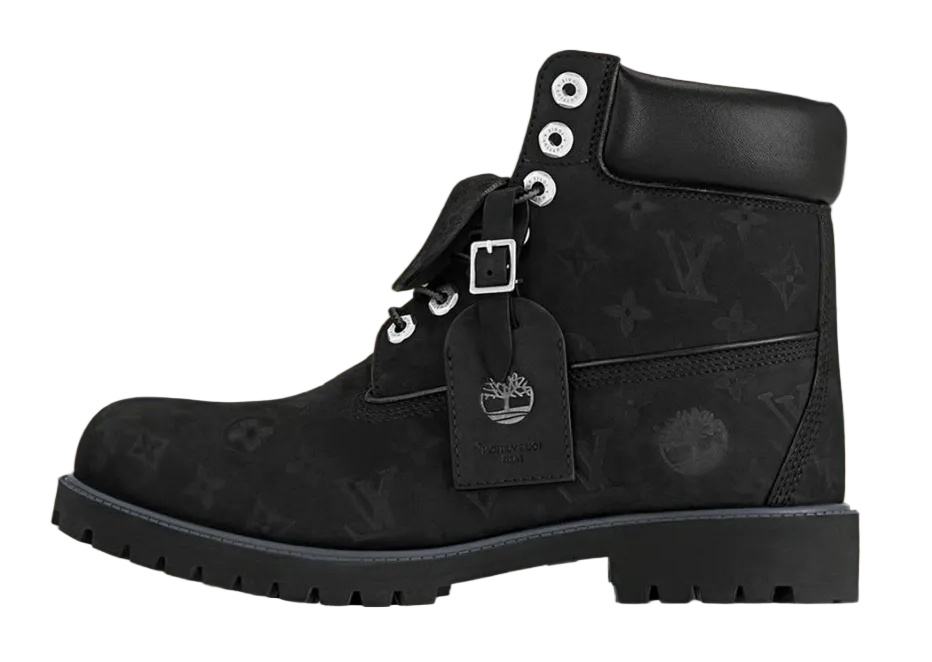 Louis Vuitton Timberland 6" Ankle Boot Black Monogram (1AD73H) | SneakerClassics