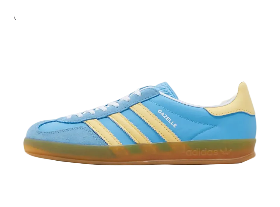 adidas Gazelle Indoor Semi Blue Burst Almost Yellow (Women's) (IE2960) | SneakerClassics