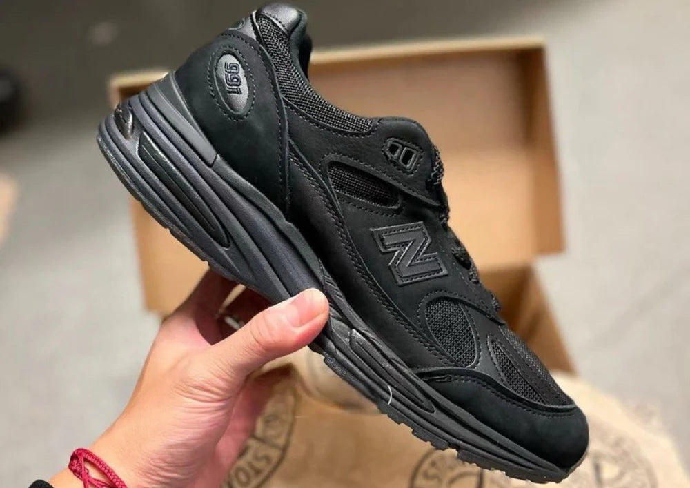 New Balance 991v2 MiUK Stone Island Ghost Pack Black (U991SK2) | SneakerClassics