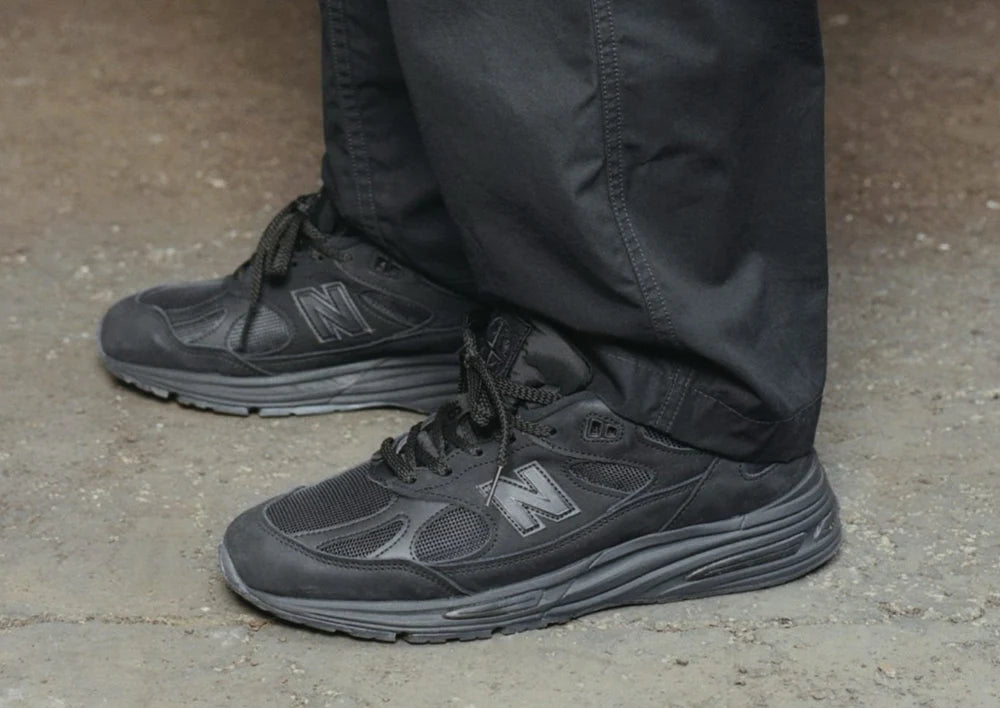 New Balance 991v2 MiUK Stone Island Ghost Pack Black (U991SK2) | SneakerClassics