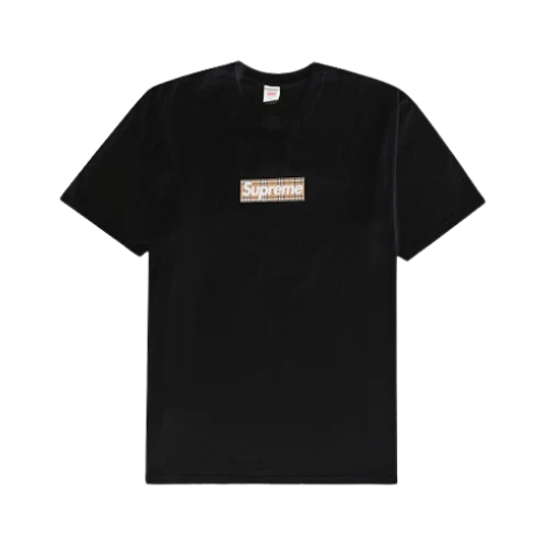 Supreme Burberry Box Logo Tee Black (SUPREME-BURBERRY) | SneakerClassics