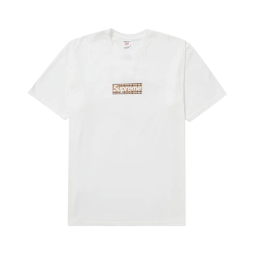 Supreme Burberry Box Logo Tee White (SUPREME-BURBERRY) | SneakerClassics