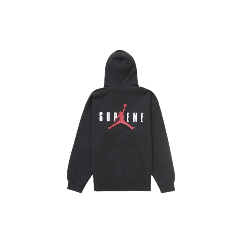 Supreme Jordan Hooded Sweatshirt (FW24) Black (HF0836-010) | SneakerClassics