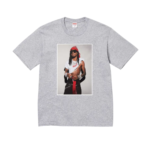 Supreme Playboi Carti Tee Heather Grey