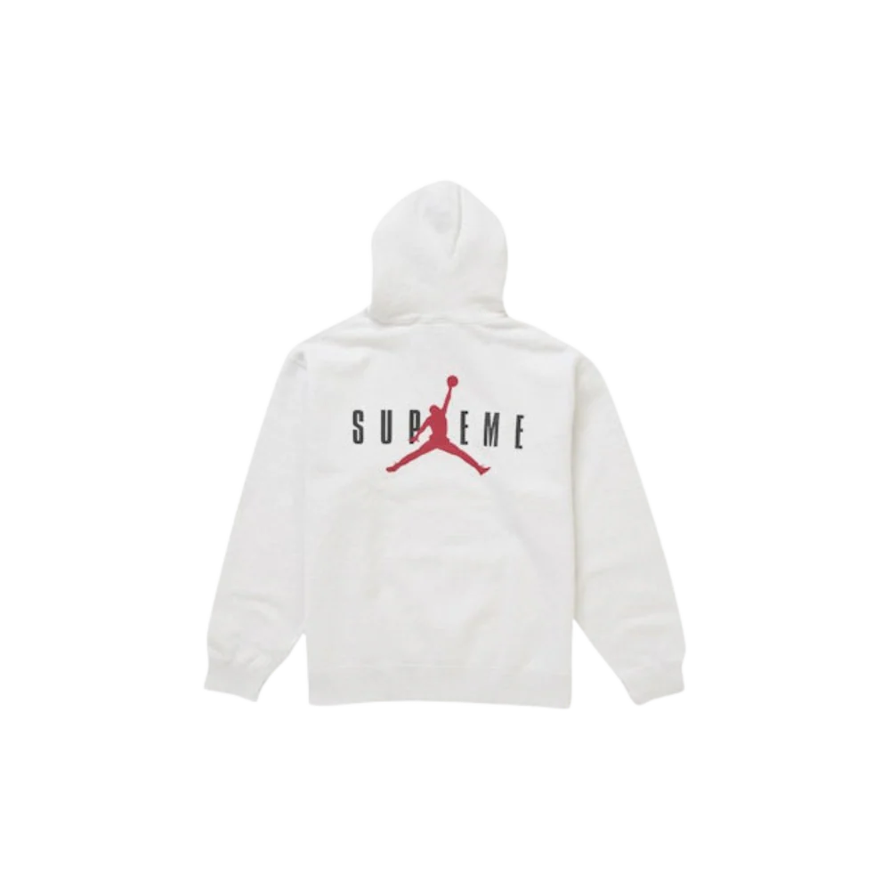 Supreme Jordan Hooded Sweatshirt (FW24) Ash Grey (SUPREME-JORDAN) | SneakerClassics