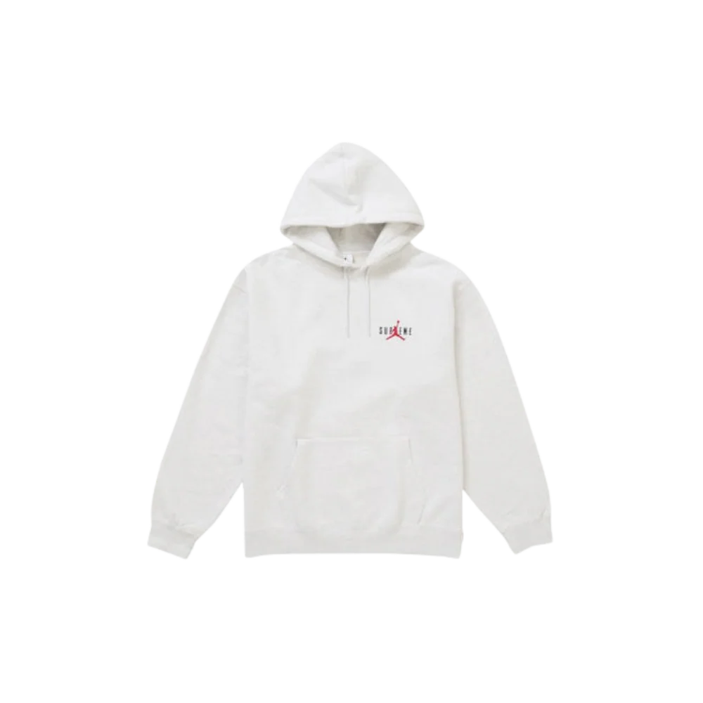 Supreme Jordan Hooded Sweatshirt (FW24) Ash Grey (SUPREME-JORDAN) | SneakerClassics