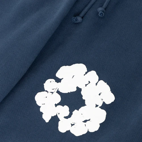 Denim Tears The Cotton Wreath Shorts Navy | SneakerClassics
