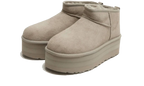 UGG Classic Ultra Mini Platform Boot Goat (Women's) (1135092-GOA) | SneakerClassics