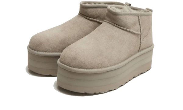 UGG Classic Ultra Mini Platform Boot Goat (Women's) (1135092-GOA) | SneakerClassics