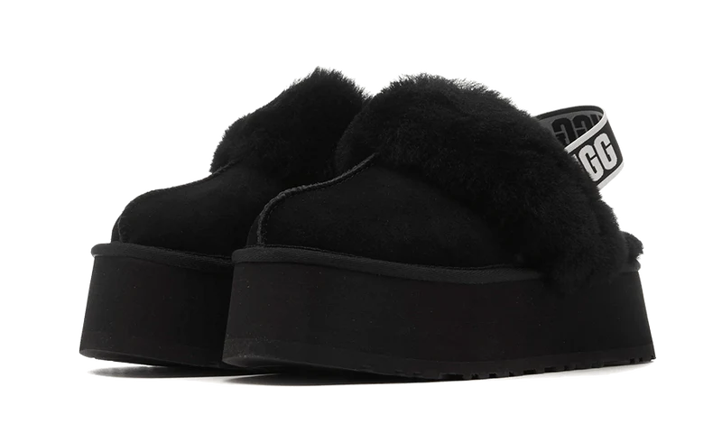 UGG Funkette Slipper Black (1113474-BLK) | SneakerClassics