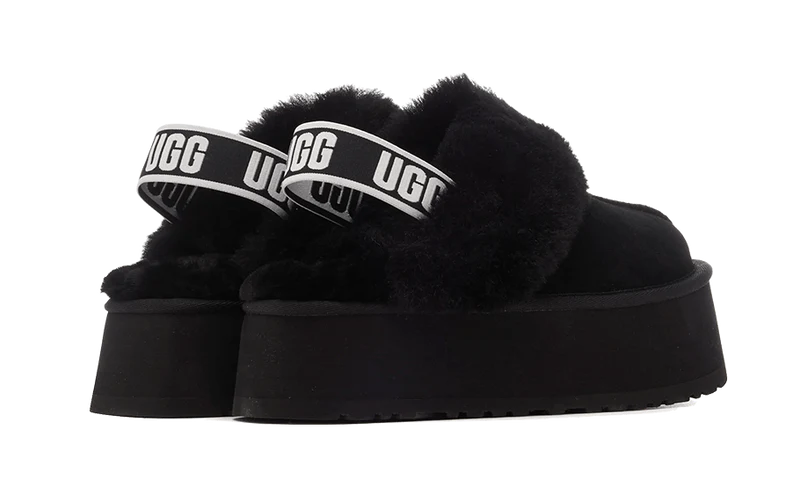 UGG Funkette Slipper Black (1113474-BLK) | SneakerClassics