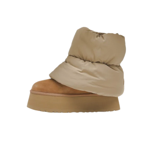 UGG Classic Mini Dipper Puffer Boot Amphora Chestnut (Women's) (1158275-AHS) | SneakerClassics
