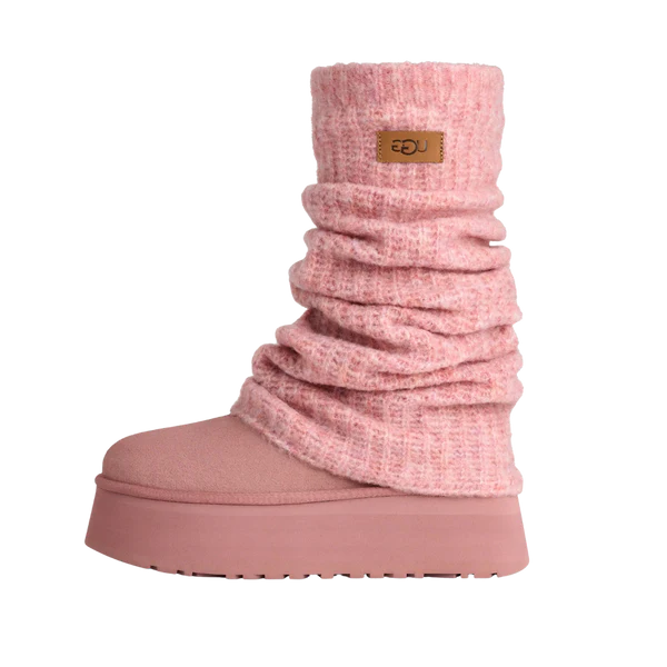 UGG Classic Mini Dipper Legwarmer Boot Pink Dawn (Women's) (1178990-PDW) | SneakerClassics