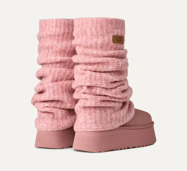 UGG Classic Mini Dipper Legwarmer Boot Pink Dawn (Women's) (1178990-PDW) | SneakerClassics