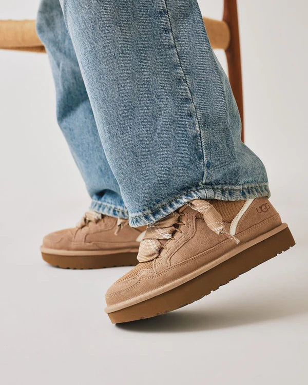 UGG Lowmel Sand (Kids) (1152410K-SAN) | SneakerClassics