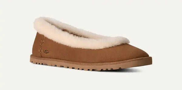 UGG Zora Ballet Flat Chestnut (Women's) (1178111-CHE) | SneakerClassics