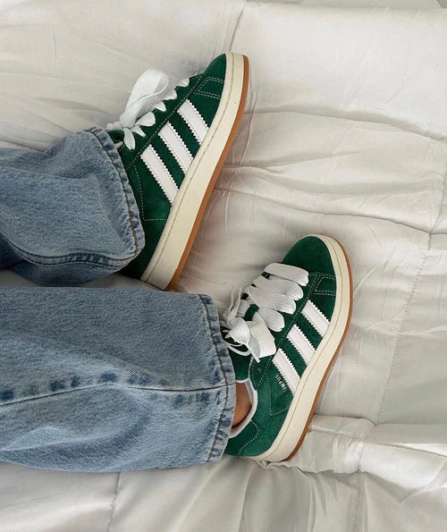 adidas Campus 00s Dark Green Cloud White (H03472) | SneakerClassics
