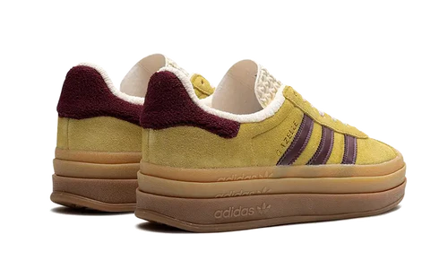 adidas Gazelle Bold Almost Yellow Maroon (Women's) (IF5937) | SneakerClassics