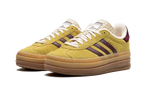 adidas Gazelle Bold Almost Yellow Maroon (Women's) (IF5937) | SneakerClassics