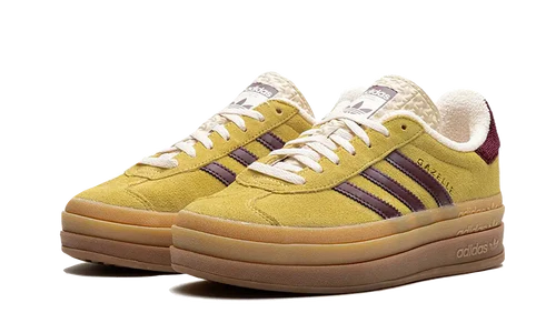 adidas Gazelle Bold Almost Yellow Maroon (Women's) (IF5937) | SneakerClassics