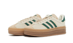 adidas Gazelle Bold Magic Beige Collegiate Green (Women's) (ID7056) | SneakerClassics