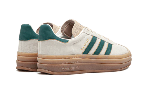 adidas Gazelle Bold Magic Beige Collegiate Green (Women's) (ID7056) | SneakerClassics