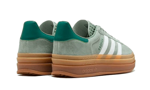 adidas Gazelle Bold Silver Green Gum (Womens) (ID6998) | SneakerClassics