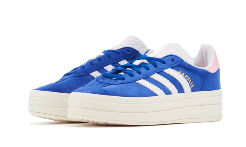 adidas Gazelle Bold True Pink Semi Lucid Blue (Women's) (HQ6894) | SneakerClassics