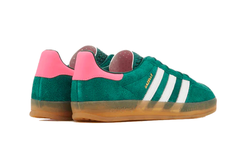 adidas Gazelle Indoor Collegiate Green Lucid Pink (Women's) (IG5929) | SneakerClassics