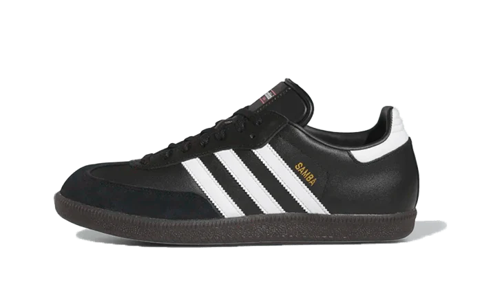 adidas Samba Leather Black White (019000) | SneakerClassics