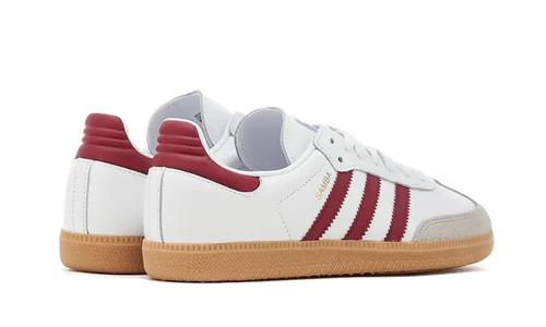 adidas Samba OG White Burgundy Gum (IF3813) | SneakerClassics