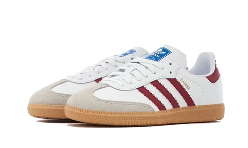 adidas Samba OG White Burgundy Gum (IF3813) | SneakerClassics