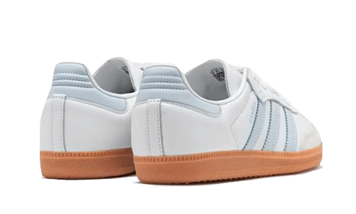 adidas Samba OG White Halo Blue Gum (Women's) (IE0877) | SneakerClassics