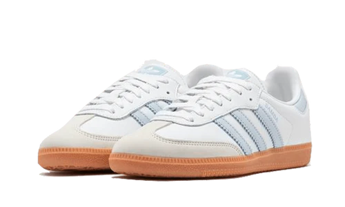 adidas Samba OG White Halo Blue Gum (Women's) (IE0877) | SneakerClassics