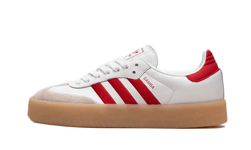 adidas Sambae White Better Scarlet Gum (Women's)