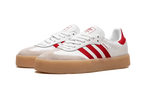 adidas Sambae White Better Scarlet Gum (Women's) (ID0438) | SneakerClassics