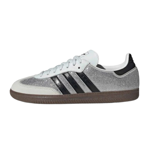 adidas Samba OG Rhinestone Crystal White Silver (Women's) (IH9055) | SneakerClassics
