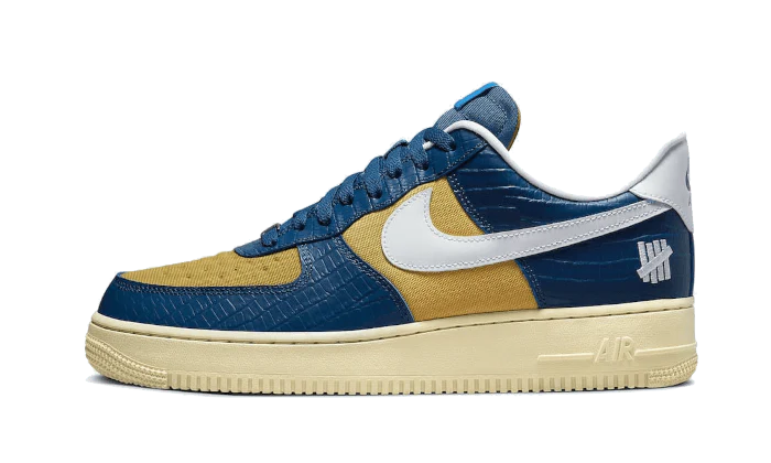 Nike Air Force 1 Low SP Undefeated 5 On It Blue Yellow Croc (DM8462-400) | SneakerClassics
